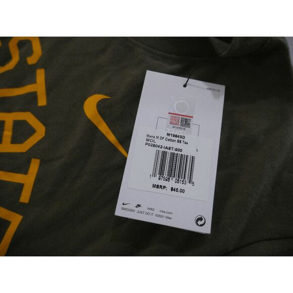 Nike Men's Olive Iowa State Cyclones Military Appreciation Performance T-Shirt L - Picture 8 of 9